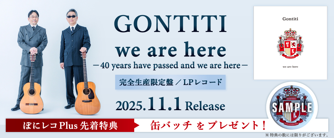 11/1 GONTITI アナログレコード
