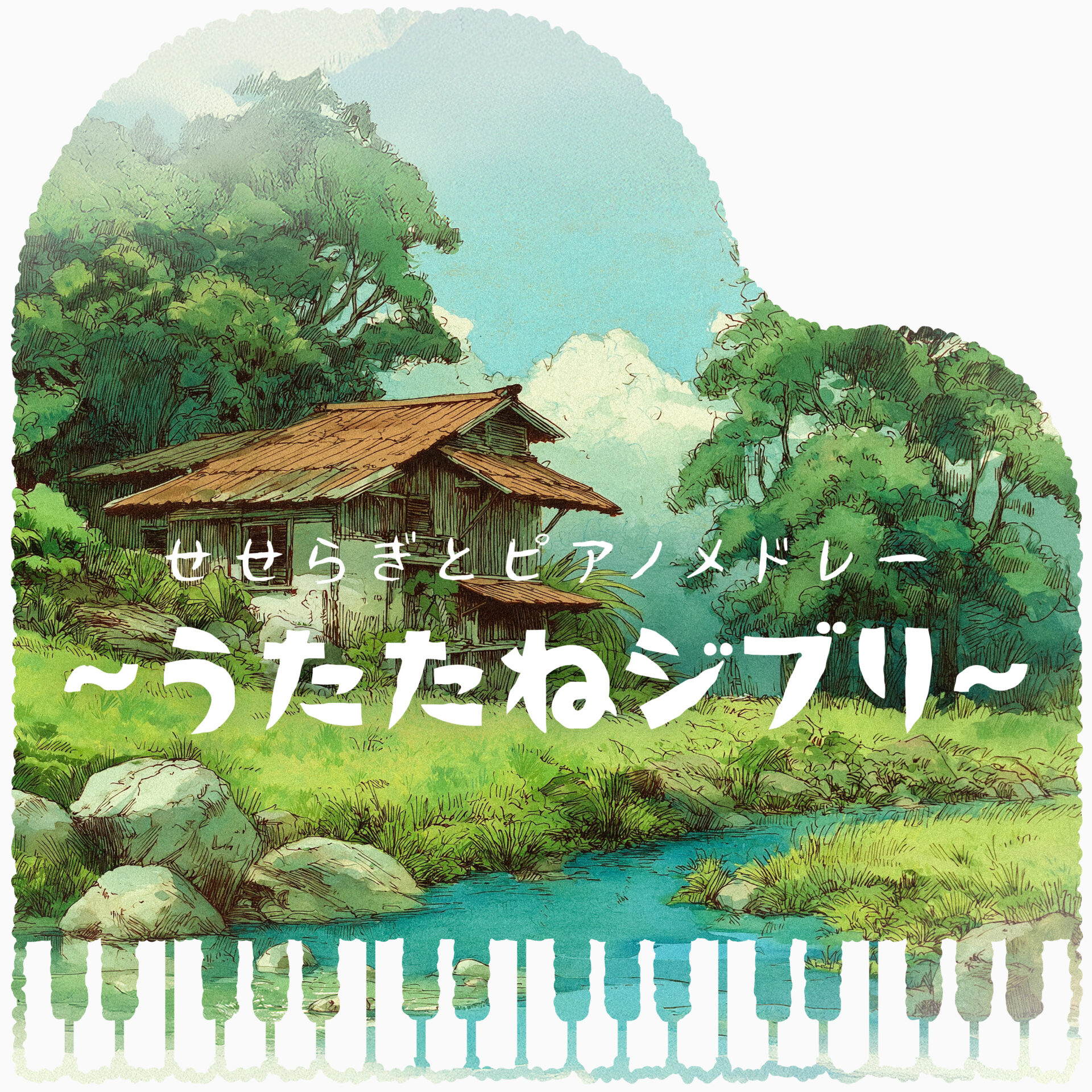 せせらぎとピアノメドレー ~うたたねジブリ~
