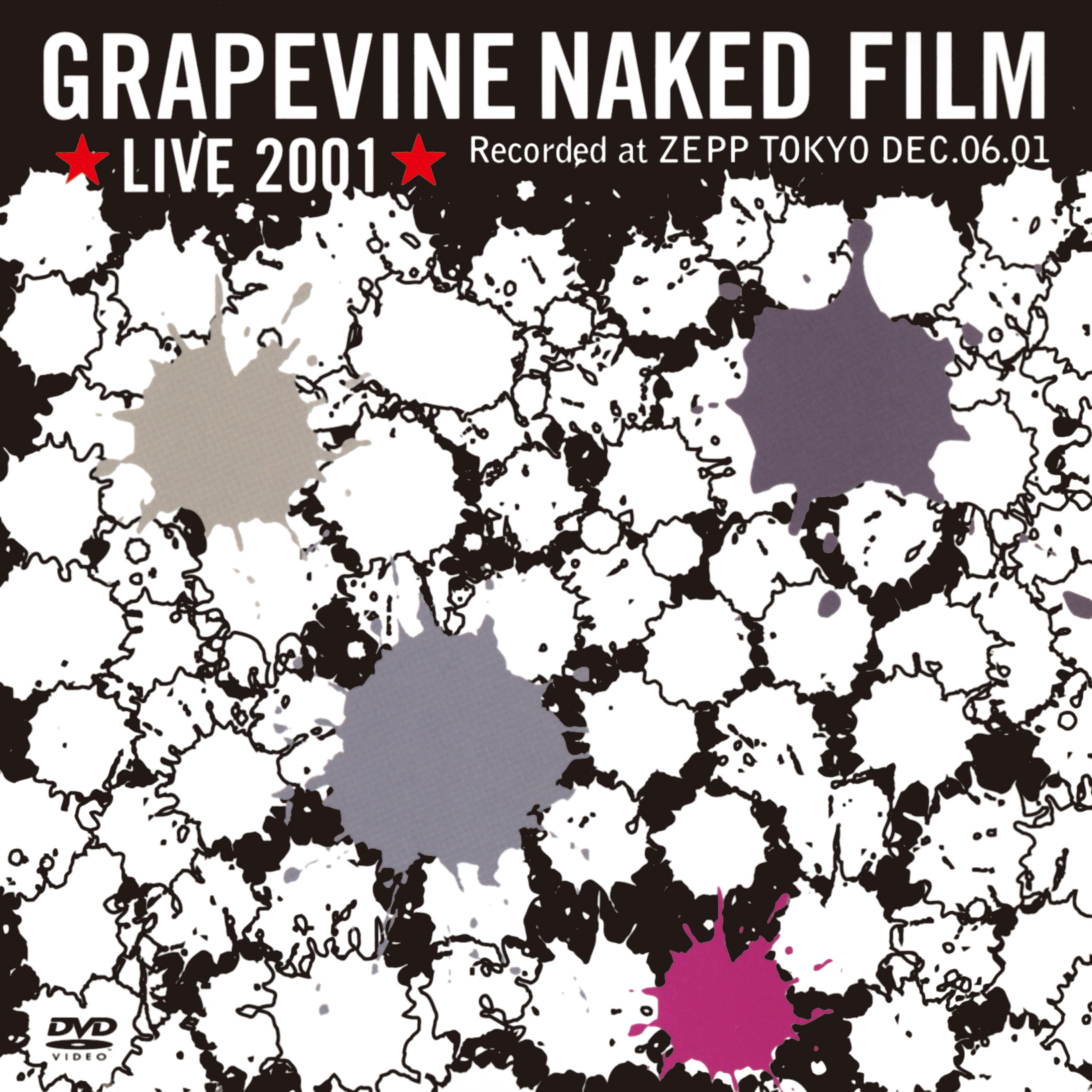 Grapevine Video Collection GRAPEVINE LIVE 2001 “NAKED FILM” and MORE | ぽにレコPLUS -PONYCANYON RECORD ...